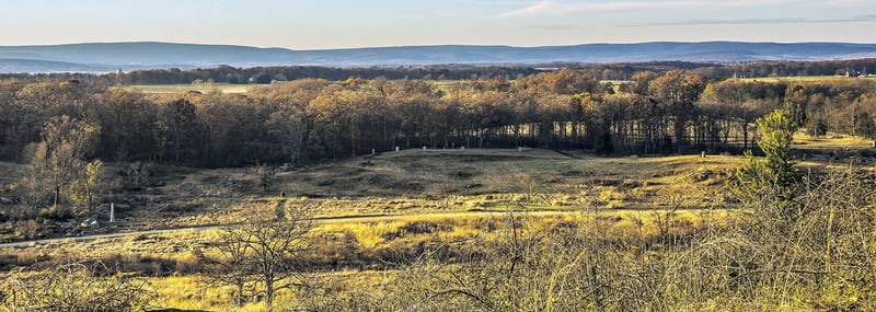 Gettysburg National Military Park in Pennsylvania